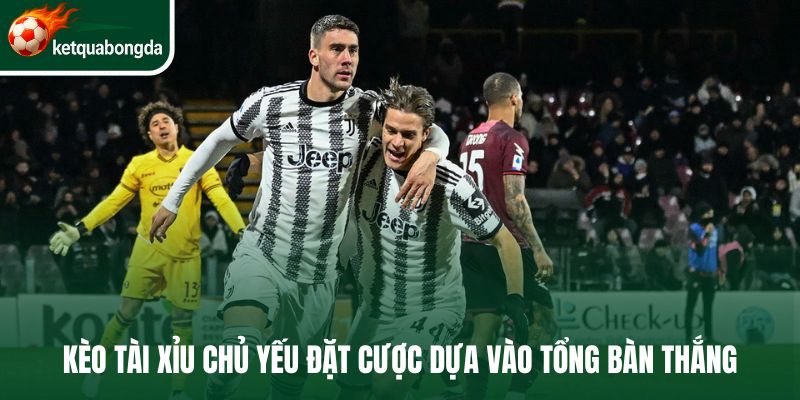 Cách đọc Kèo Tài Xỉu chủ yếu đặt cược dựa vào tổng bàn thắng