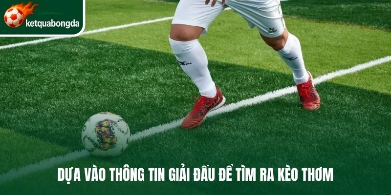 Dựa vào thông tin giải đấu để tìm ra kèo thơm