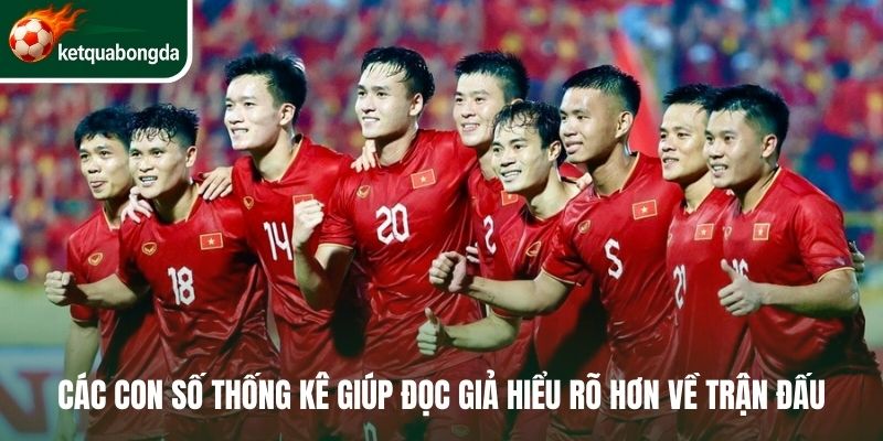 Các con số thống kê giúp đọc giả hiểu rõ hơn về trận đấu
