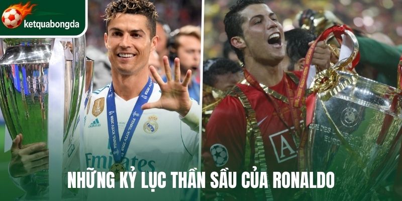 Những kỷ lục thần sầu của Ronaldo