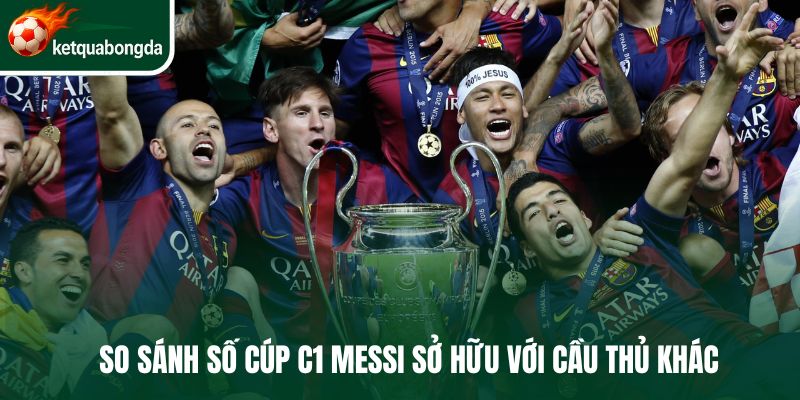 So sánh số bóng vàng Messi sở hữu với cầu thủ khác