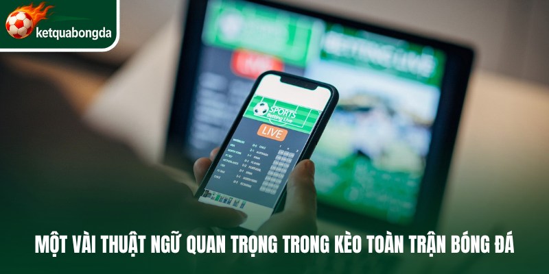 Một vài thuật ngữ quan trọng trong kèo toàn trận bóng đá